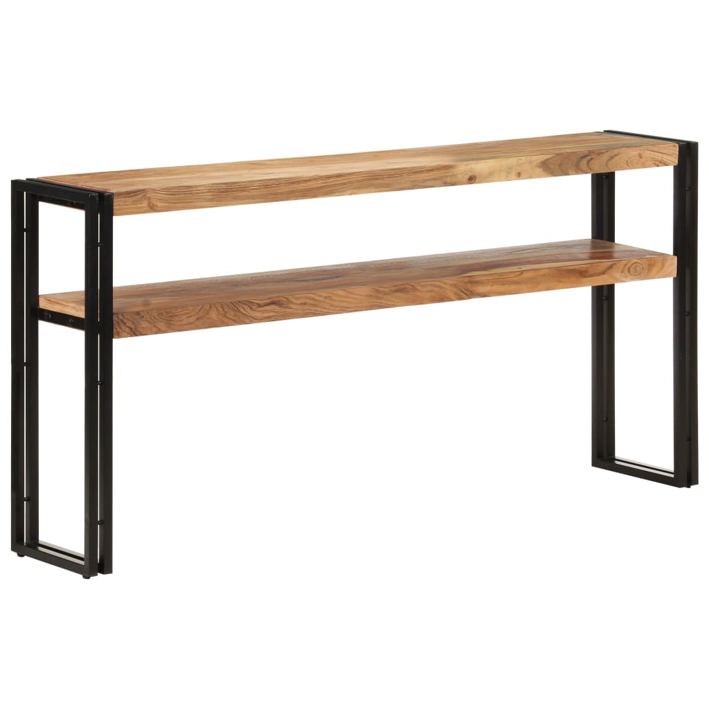 Table console 120x30x75 cm bois de manguier brut