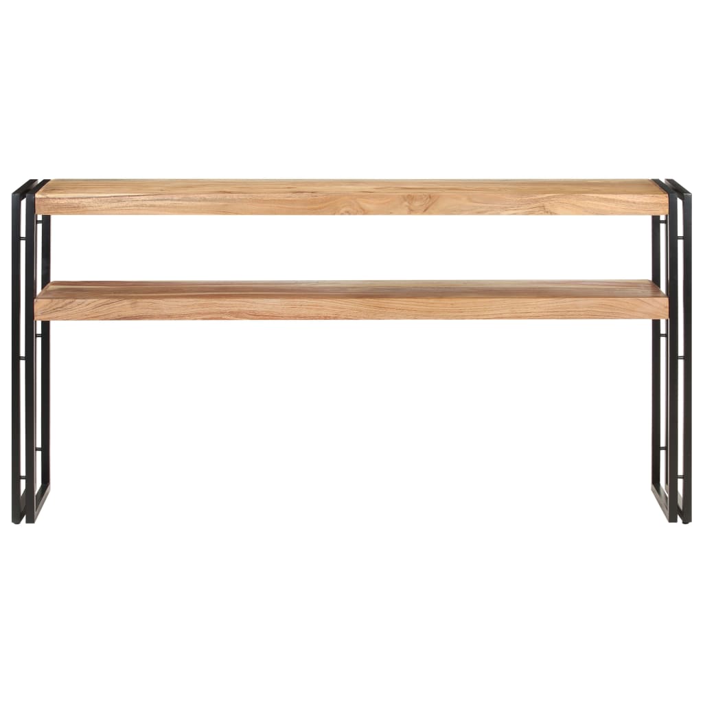 Table console 120x30x75 cm bois de manguier brut