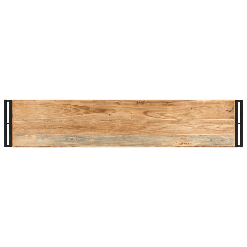 Wandtafel 120x30x75 cm ruw mangohout