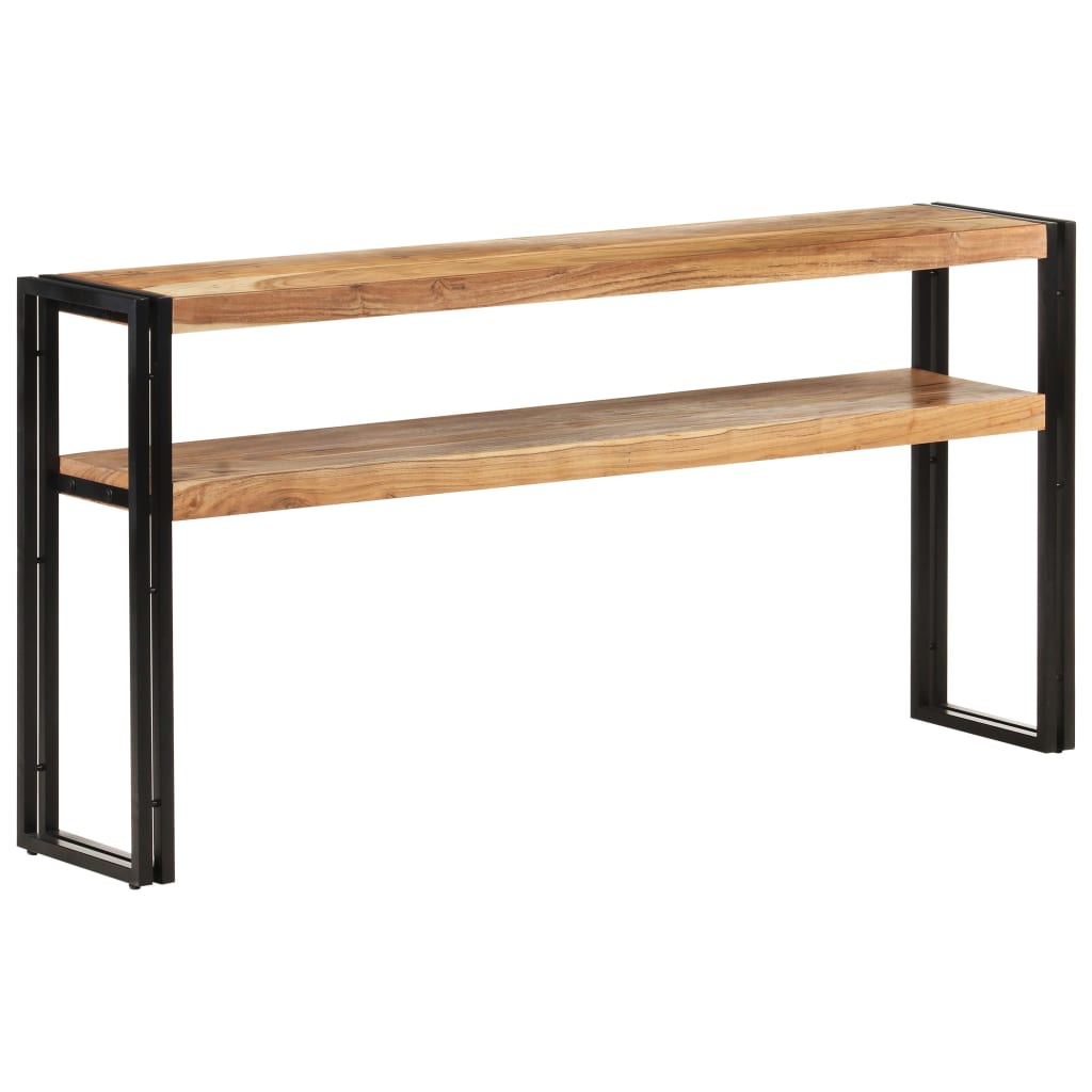 Table console 120x30x75 cm bois de manguier brut