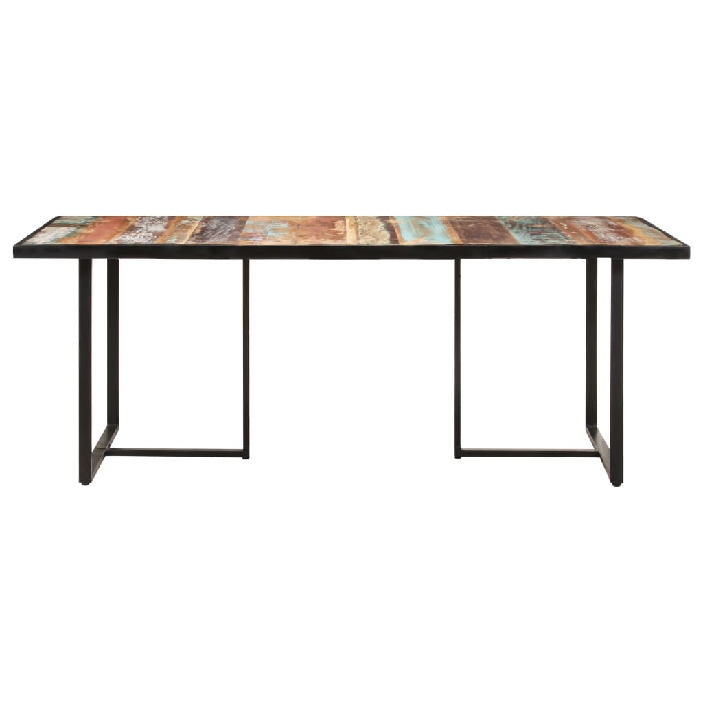 Eettafel 160 cm massief gerecycled hout