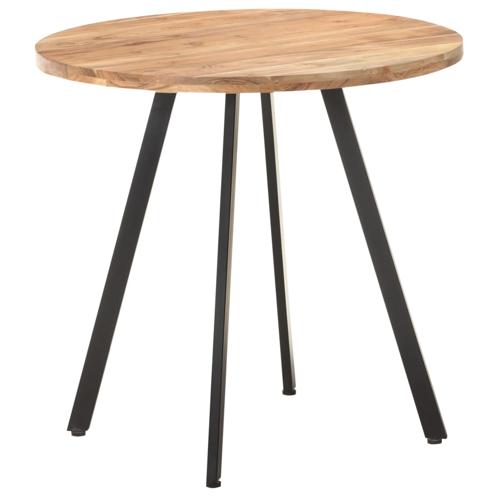 Eettafel 80 cm ruw mangohout