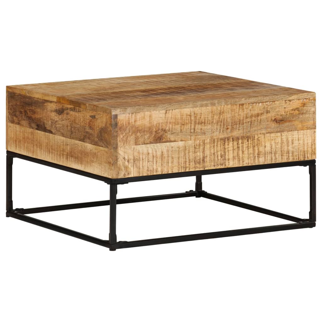 Table basse 68x68x41 cm en bois d'acacia massif