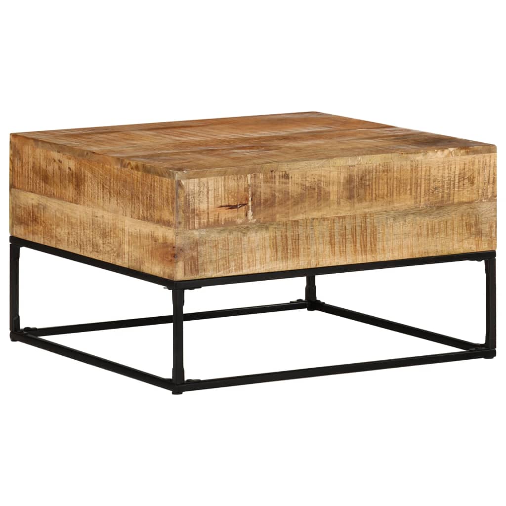 Table basse 68x68x41 cm en bois d'acacia massif