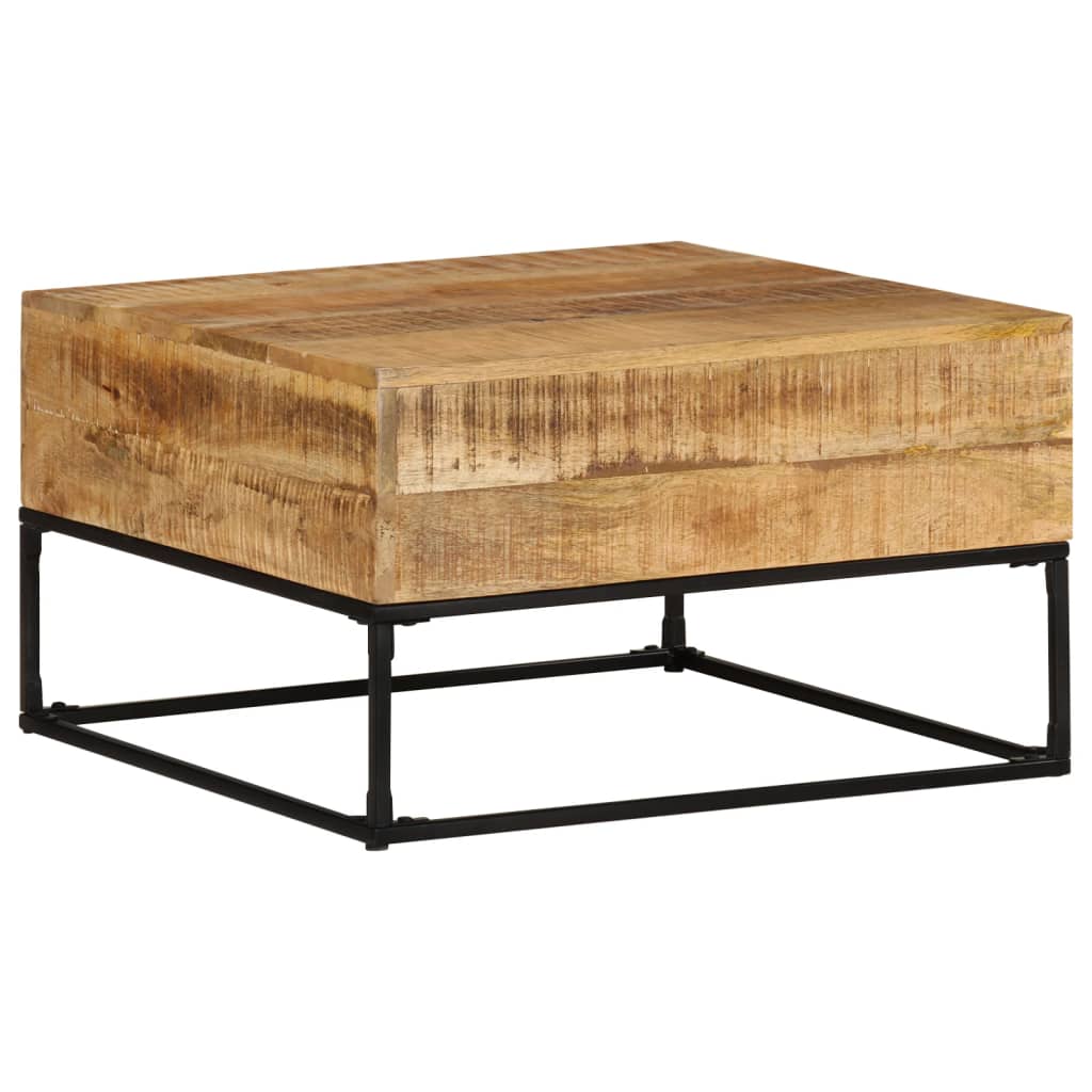 Table basse 68x68x41 cm en bois d'acacia massif