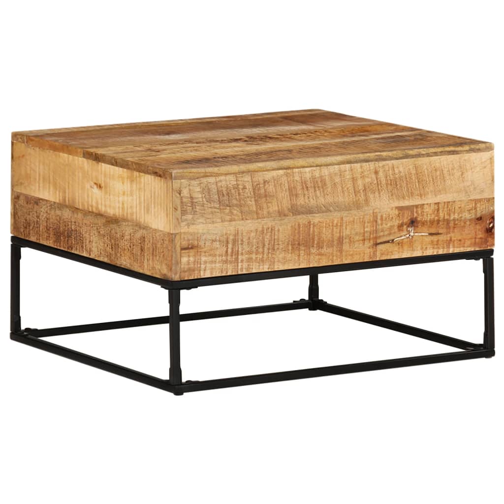 Table basse 68x68x41 cm en bois d'acacia massif