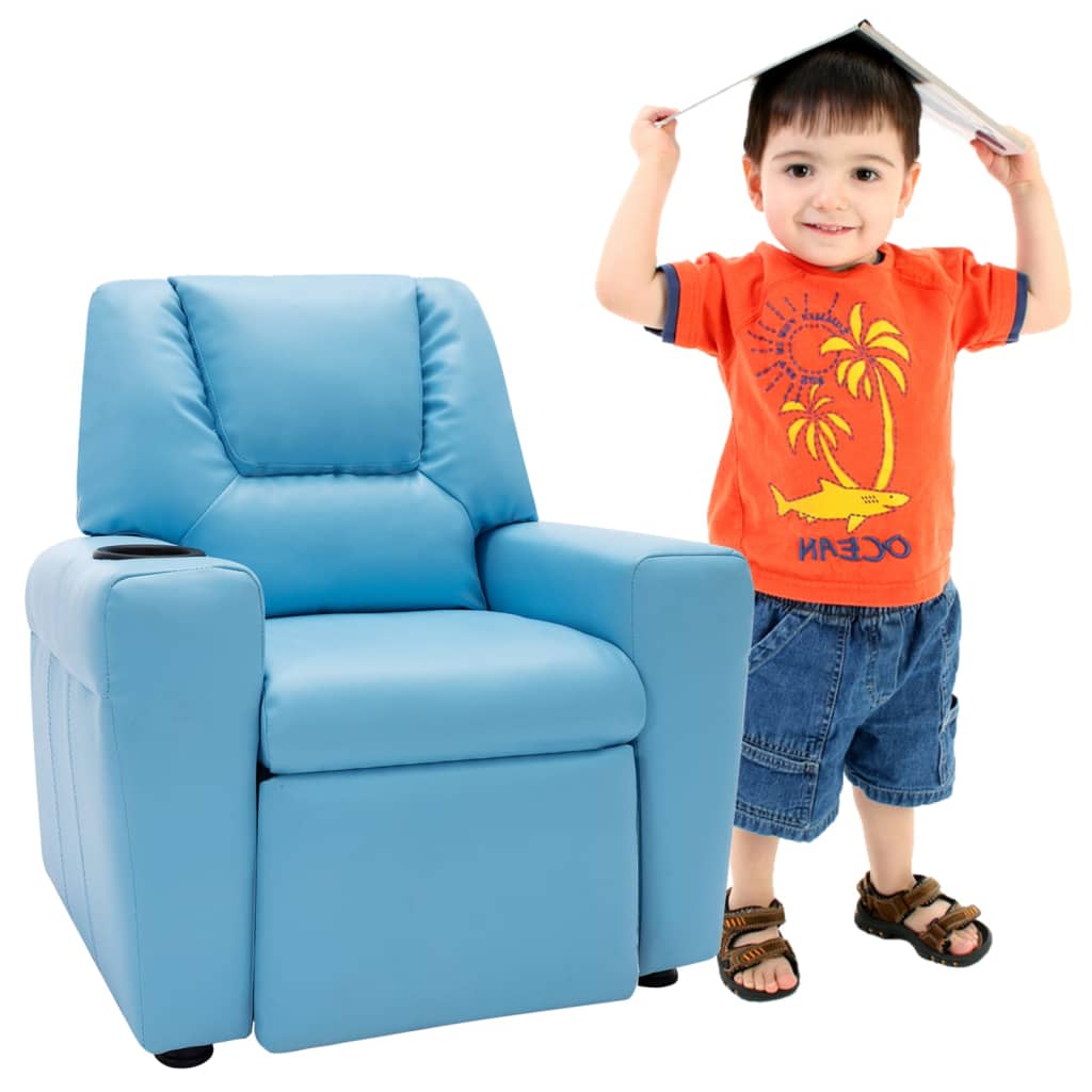 Fauteuil enfant réglable en simili cuir