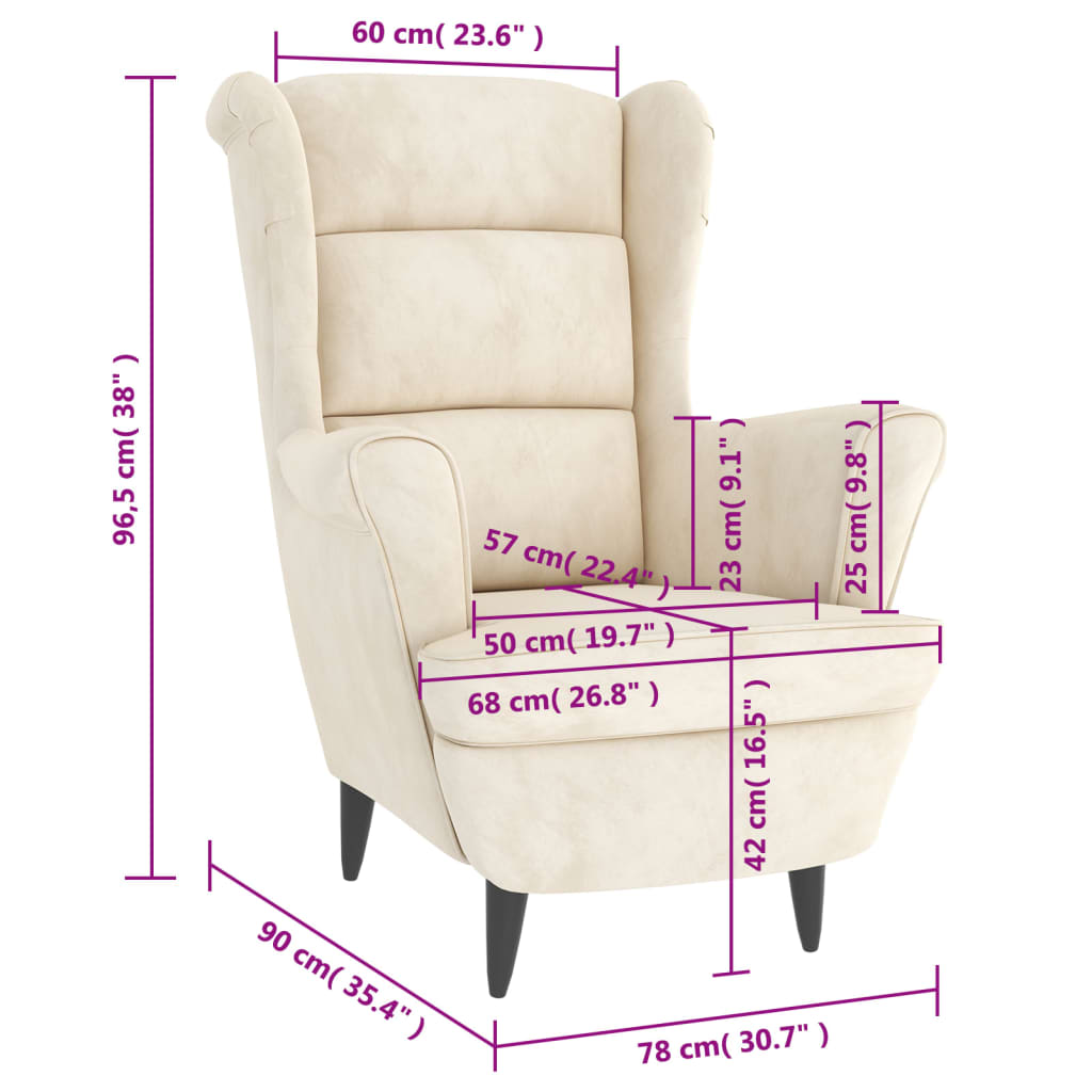 Fauteuil fluweel