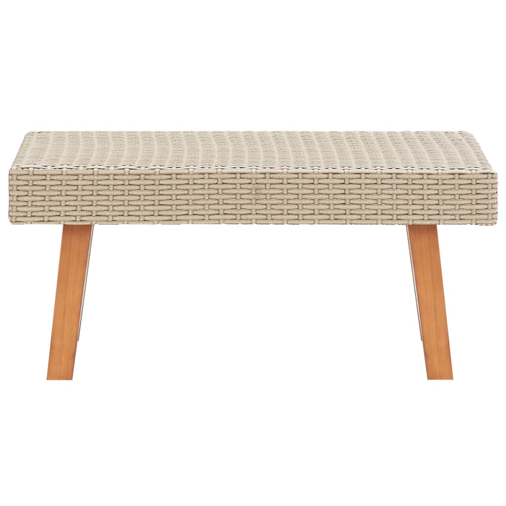 Tuintafel poly rattan