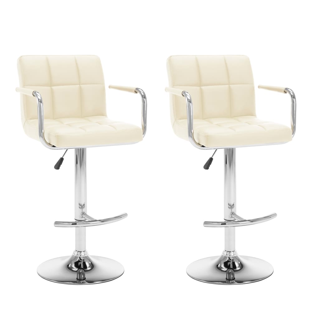 Chaises de bar 2 pcs simili cuir