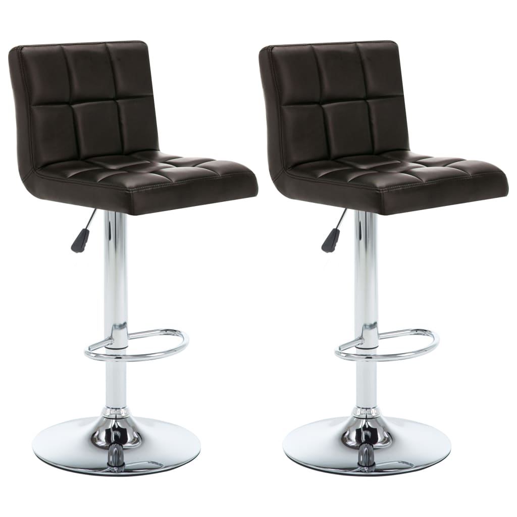 Chaises de bar 2 pcs simili cuir