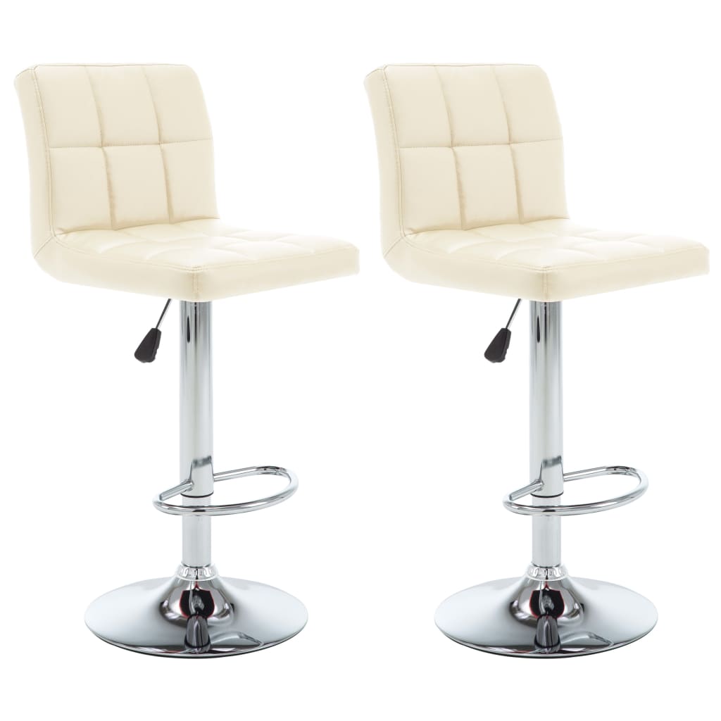 Chaises de bar 2 pcs simili cuir