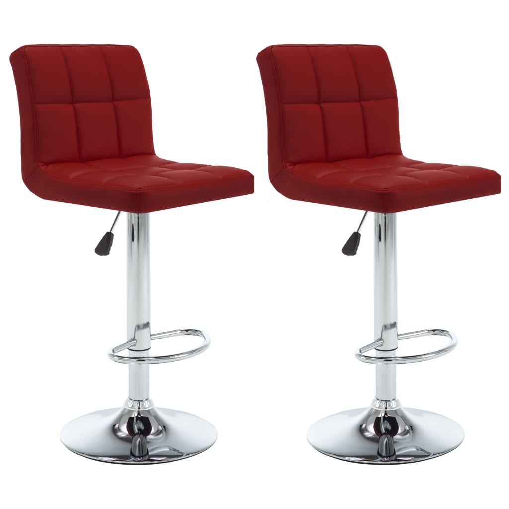 Chaises de bar 2 pcs simili cuir