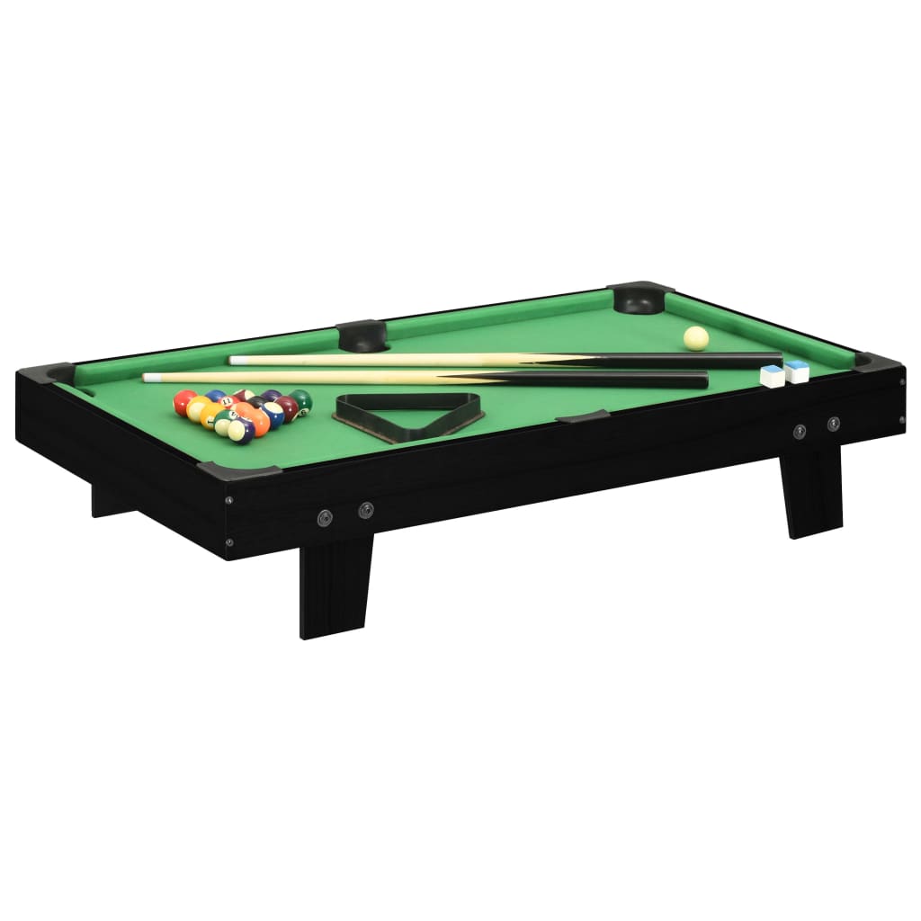 Mini table de billard 3 pieds 92x52x19 cm