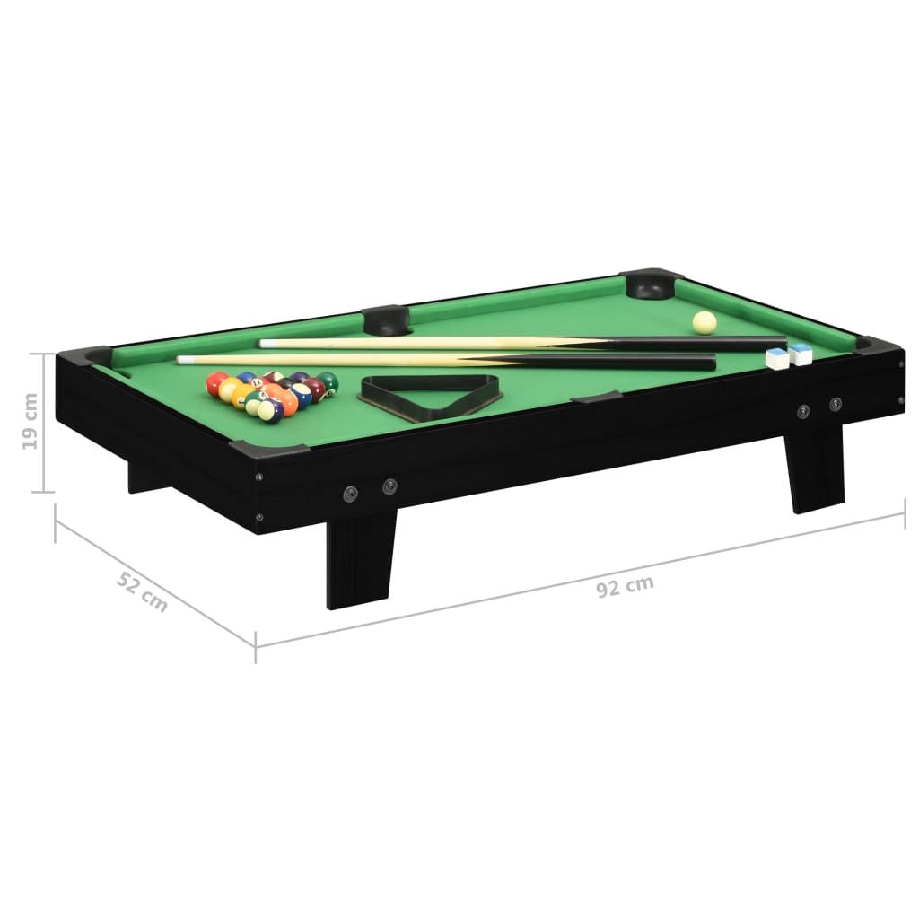 Minipooltafel 3 Feet 92x52x19 cm