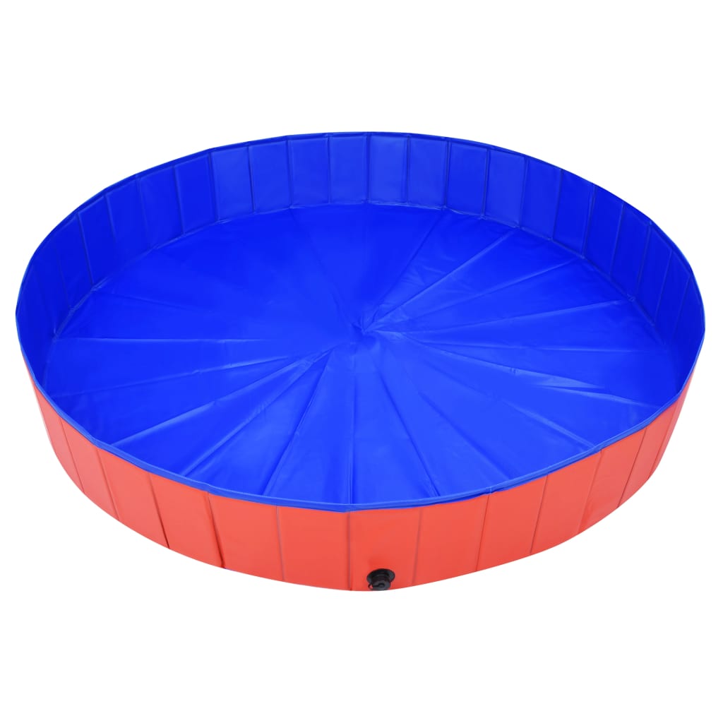 Piscine pour chien pliable 160x30 cm PVC