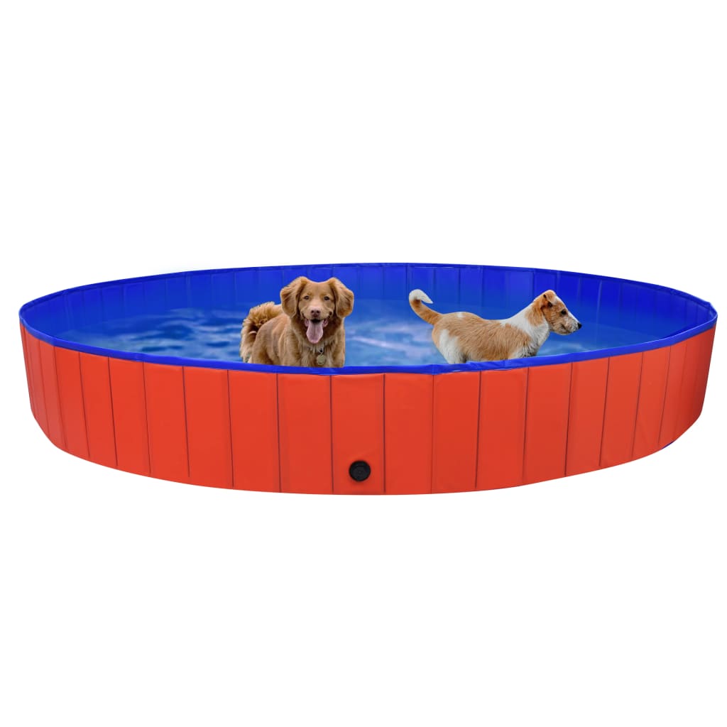 Piscine pour chien pliable 160x30 cm PVC