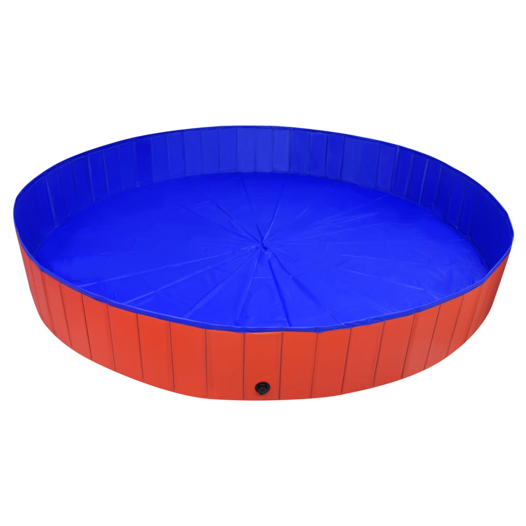 Piscine pour chien pliable 160x30 cm PVC