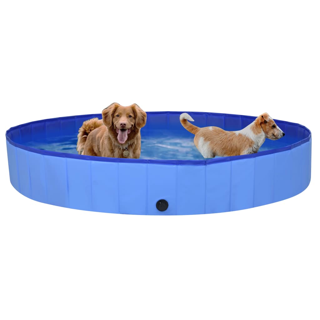 Piscine pour chien pliable 160x30 cm PVC