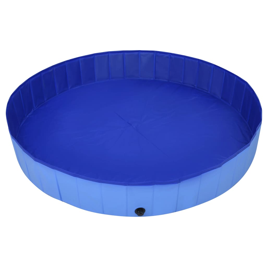 Piscine pour chien pliable 160x30 cm PVC