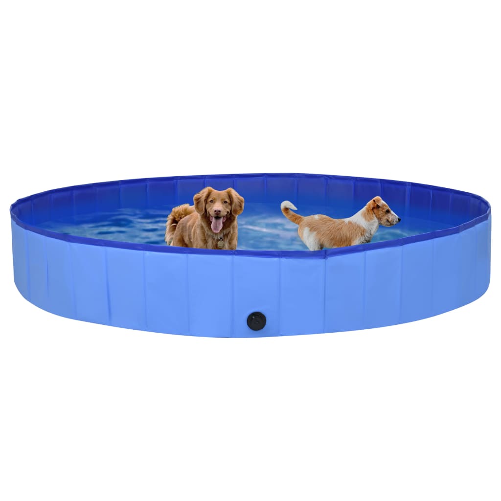 Piscine pour chien pliable 160x30 cm PVC