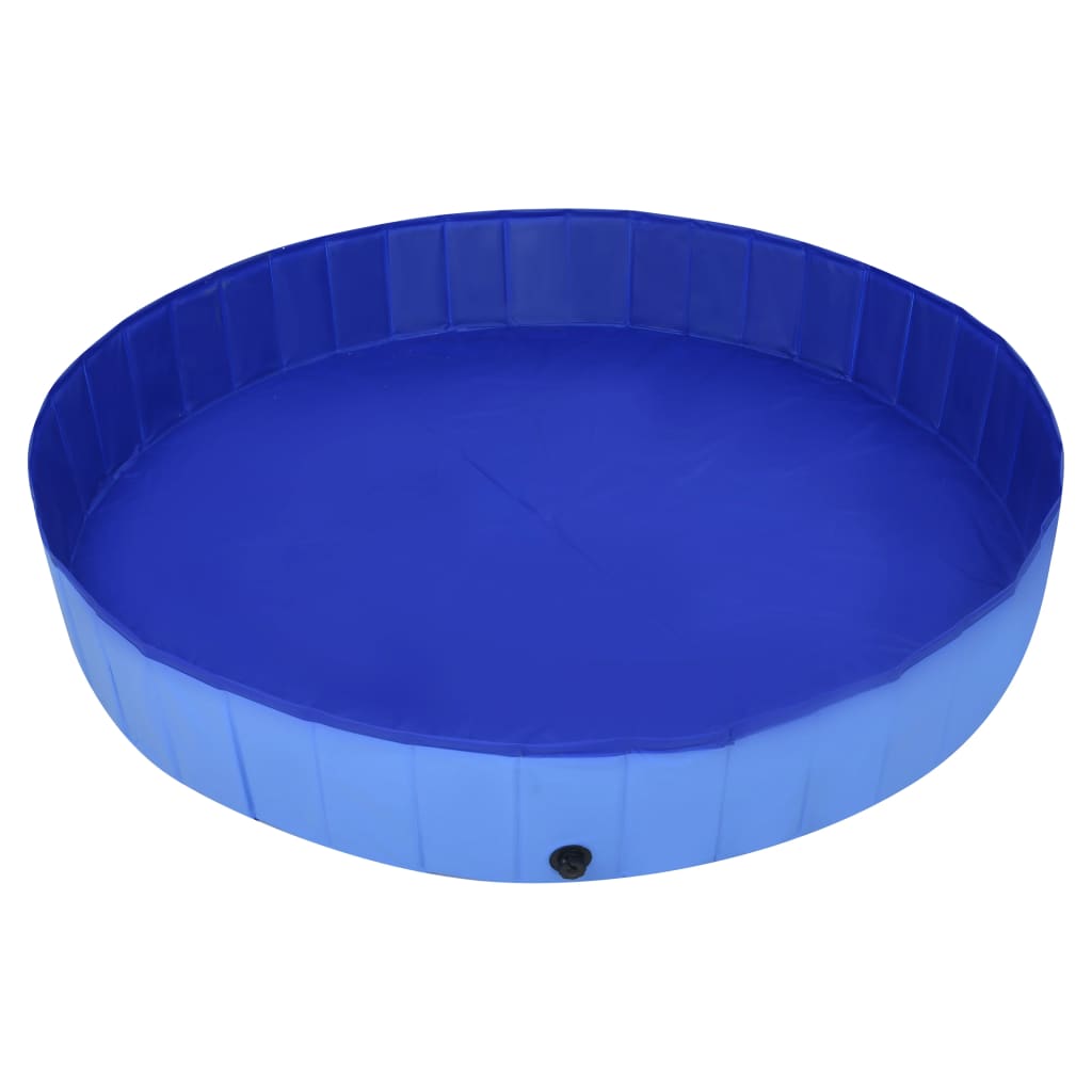 Piscine pour chien pliable 160x30 cm PVC