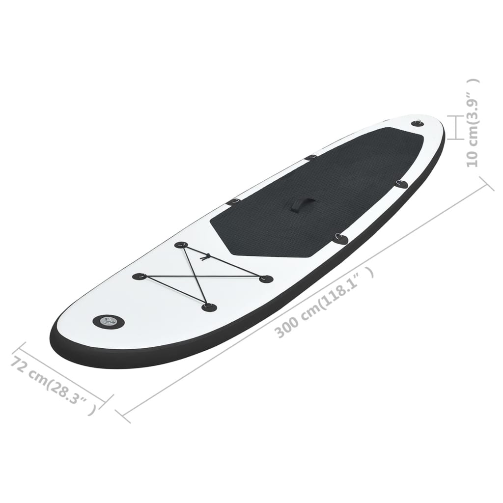 Set de Stand Up Paddleboard gonflable et blanc