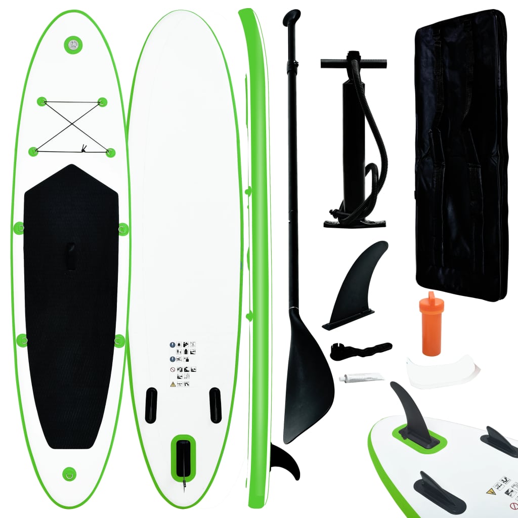 Set de Stand Up Paddleboard gonflable et blanc