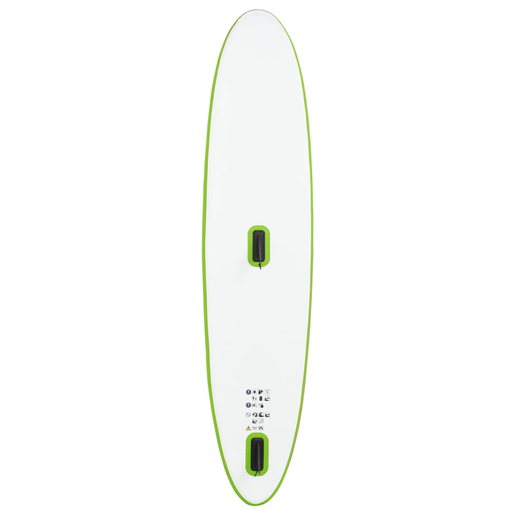 Stand Up Paddleboard gonflable avec jeu de voiles et blanc