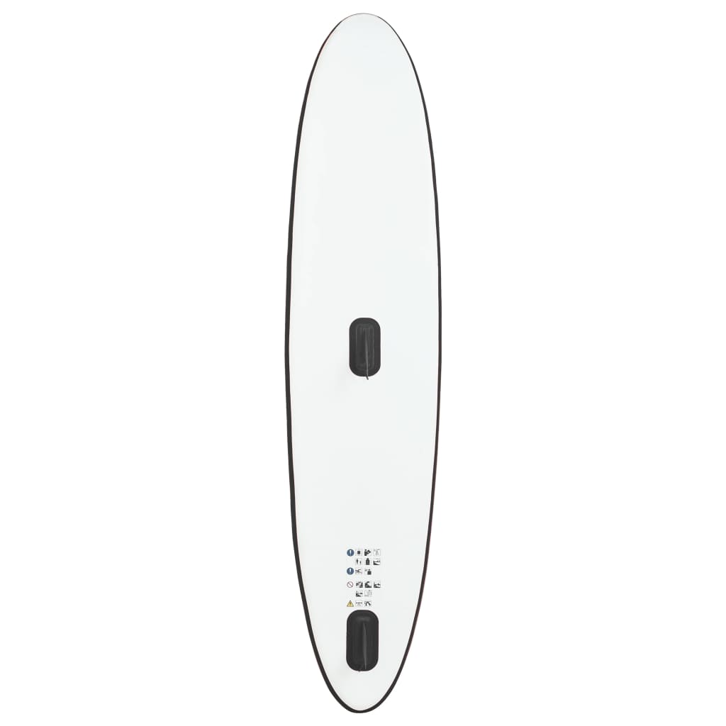 Stand Up Paddleboard gonflable avec jeu de voiles et blanc