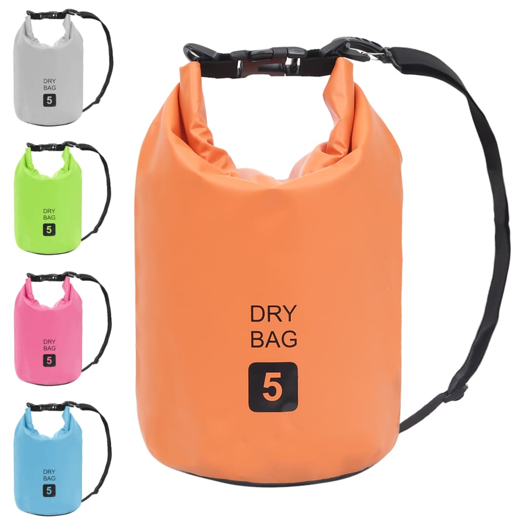 Drybag 5 L PVC oranje