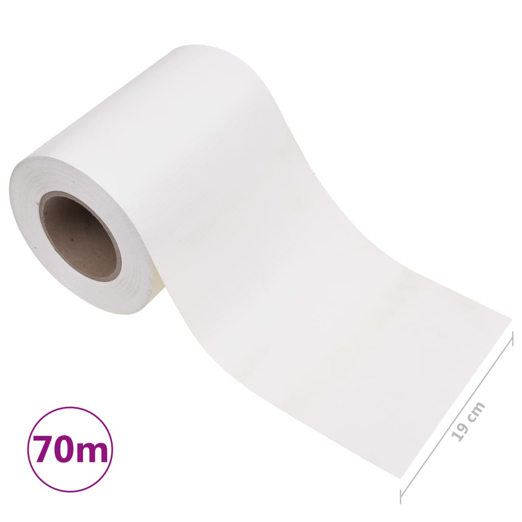 Paravent de jardin 35x0,19 m PVC mat