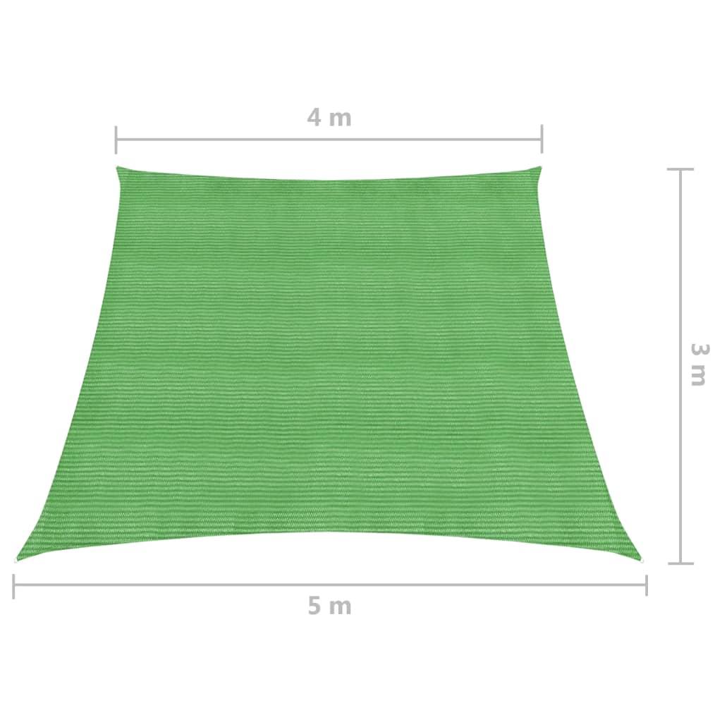 Zonnezeil 160 g/m² 4/5x4 m HDPE crèmekleurig