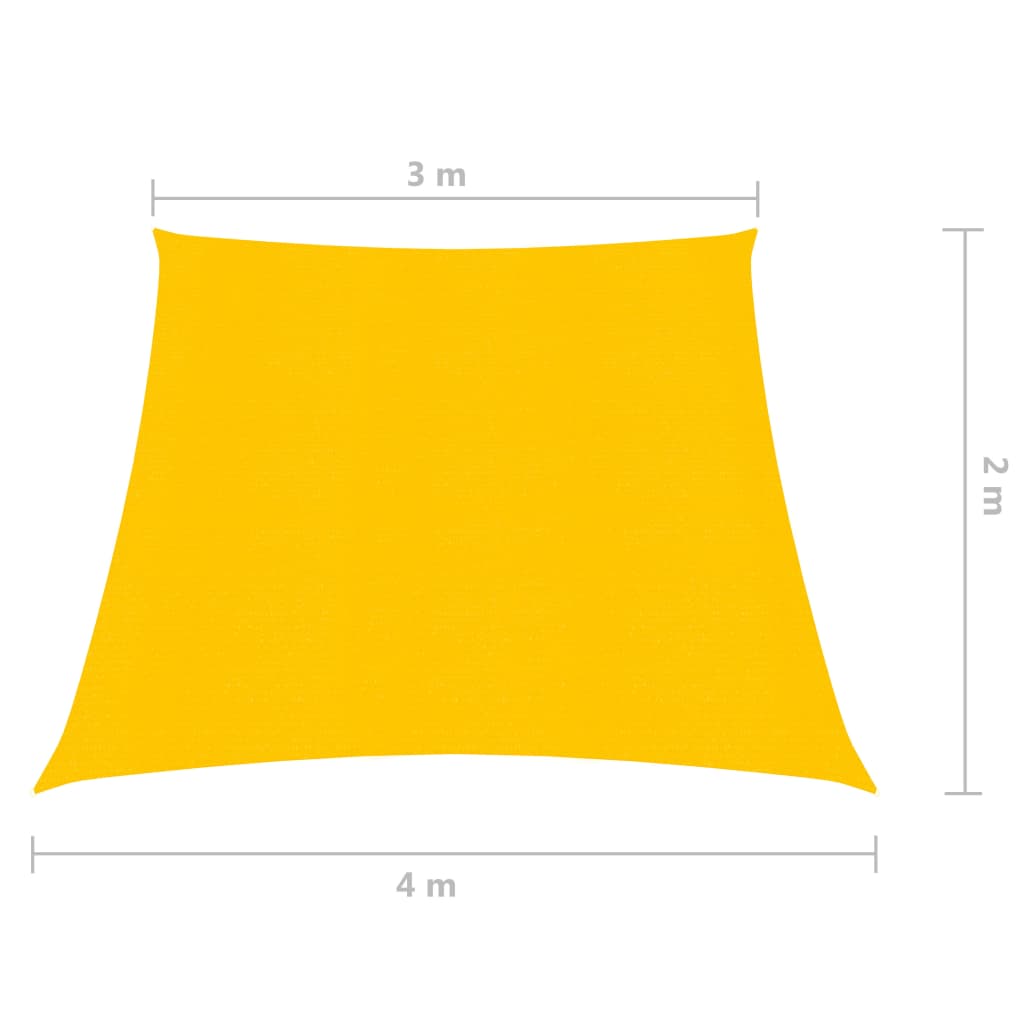 Zonnezeil 160 g/m² 4/5x4 m HDPE crèmekleurig