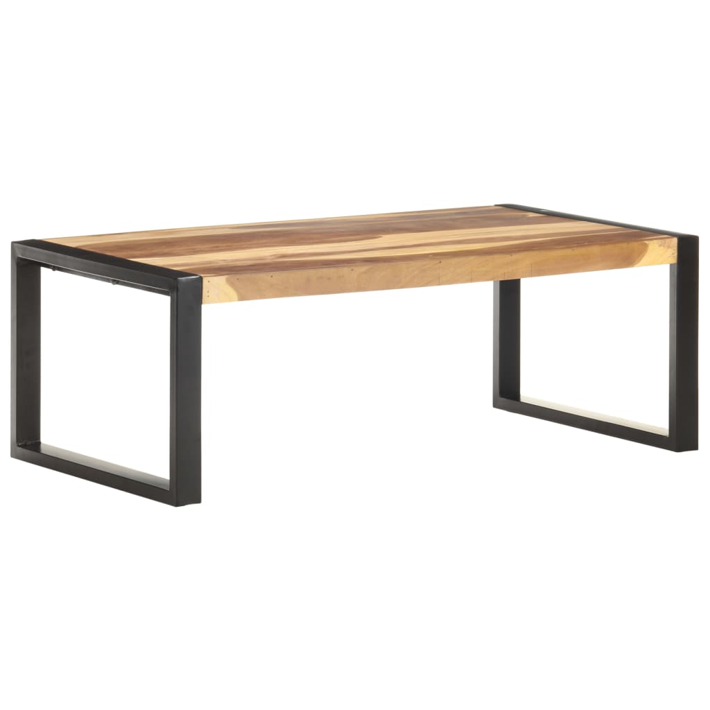 Salontafel 110x60x40 cm ruw mangohout