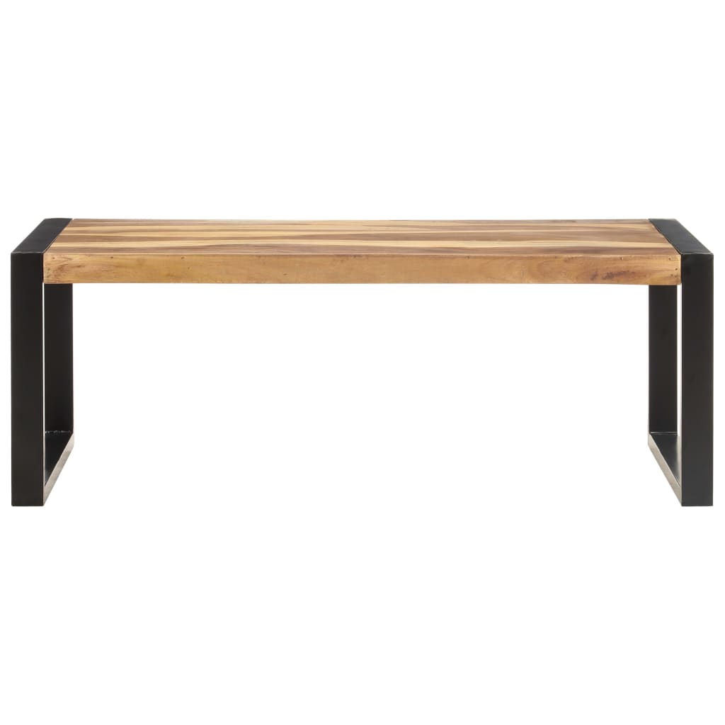 Table basse 110x60x40 cm bois de manguier brut