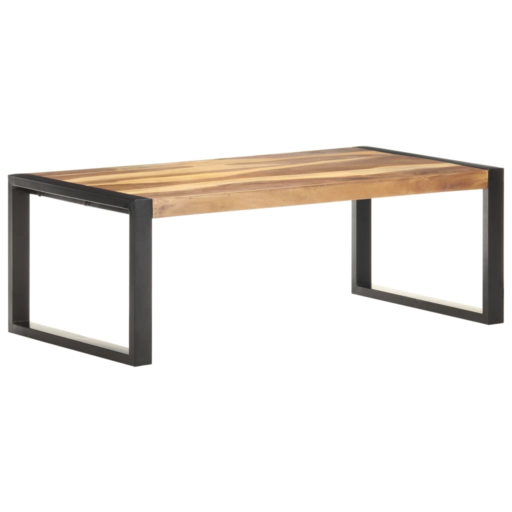 Table basse 110x60x40 cm bois de manguier brut