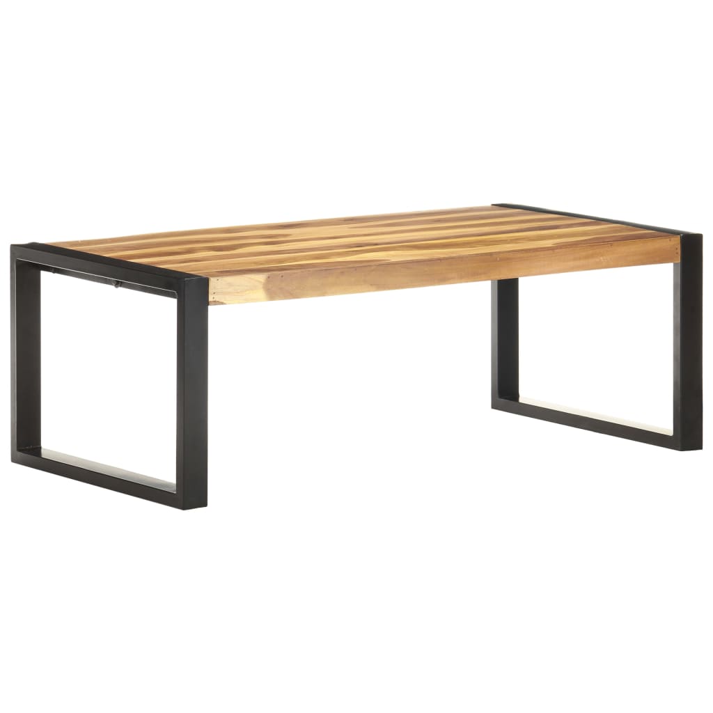 Table basse 110x60x40 cm bois de manguier brut