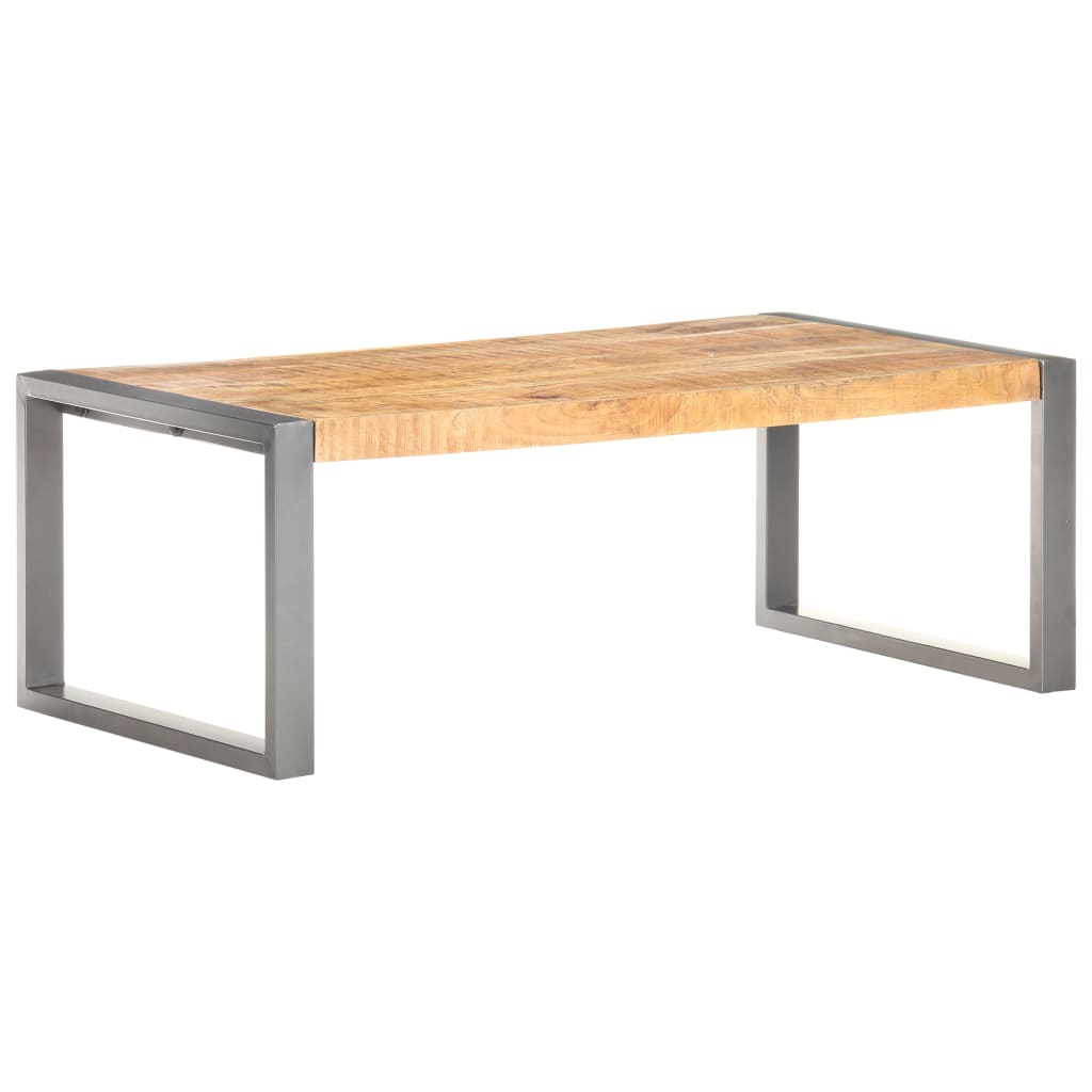 Table basse 110x60x40 cm bois de manguier brut