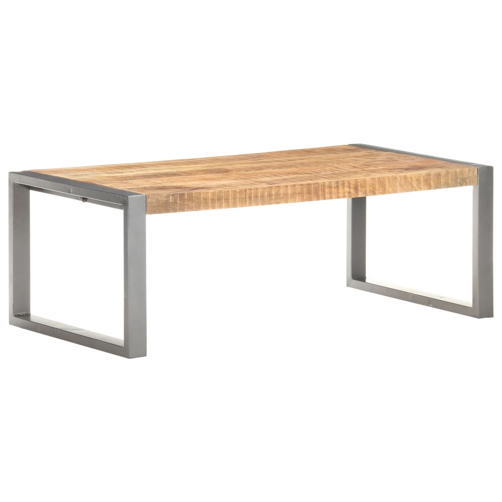 Salontafel 110x60x40 cm ruw mangohout