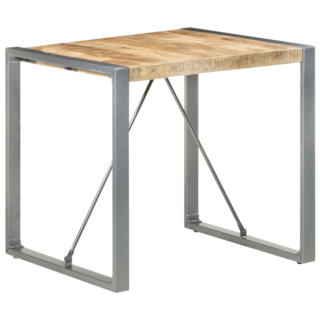 Eettafel 70x70x75 cm massief gerecycled hout