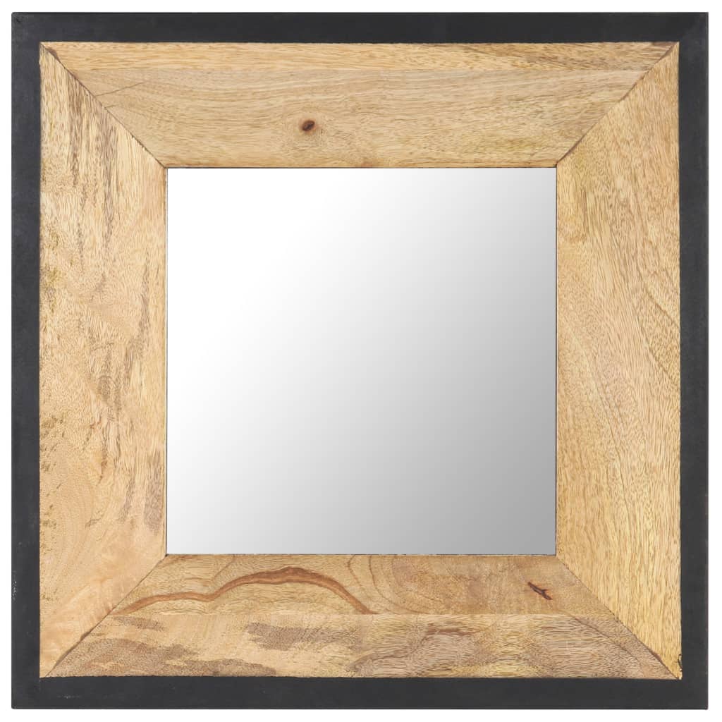 Miroir 50x50 cm en manguier massif