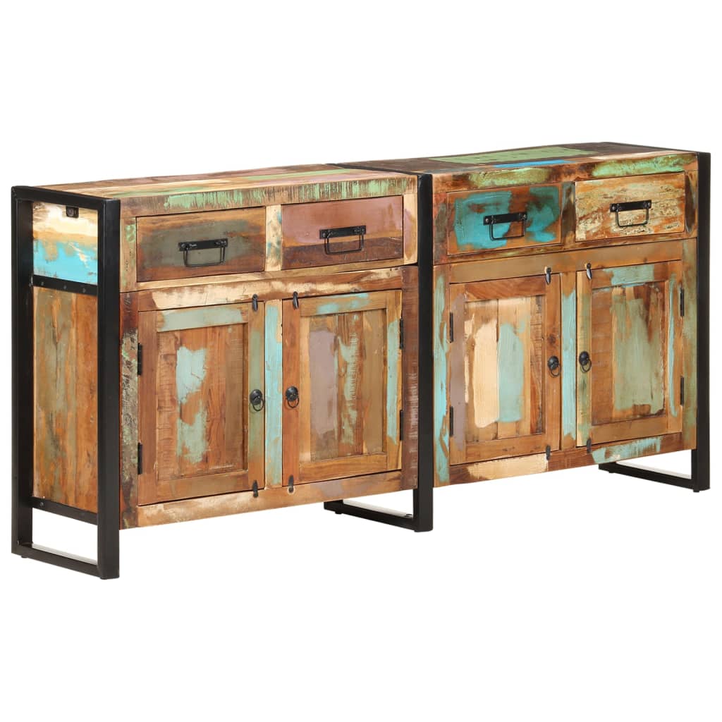 Buffet 172x35x80 cm bois massif recyclé