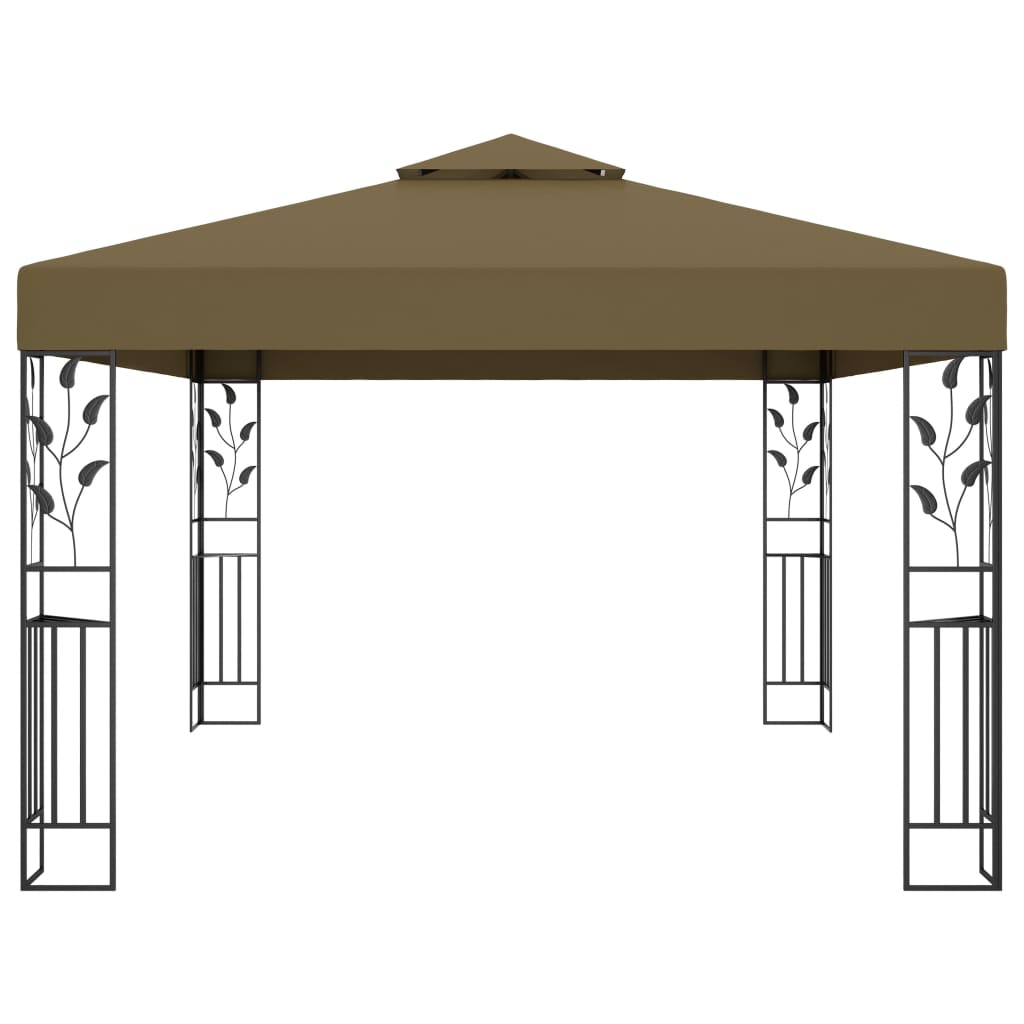 Gazebo à double toit 3x4 m