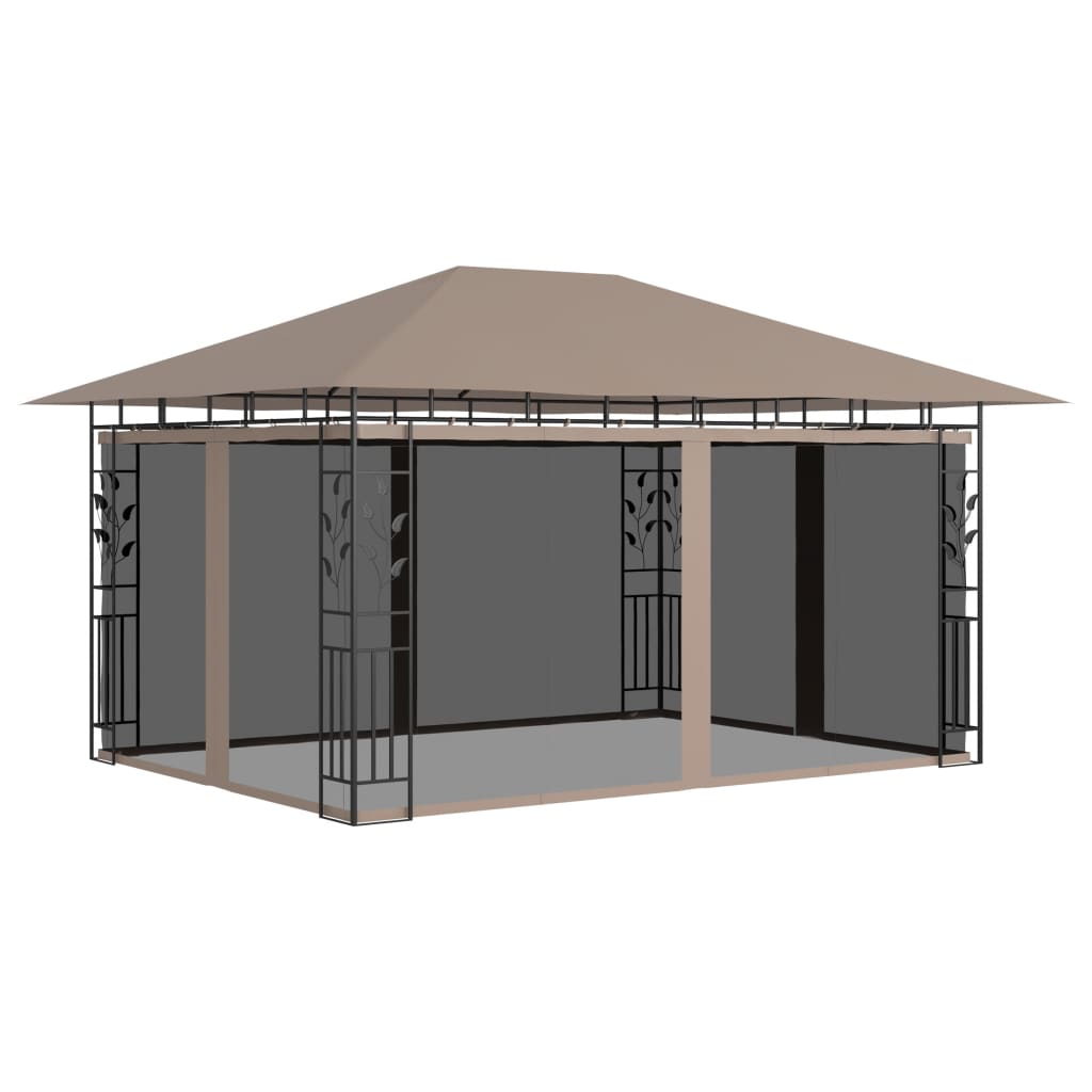 Prieel met klamboe 6x3x2,73 m