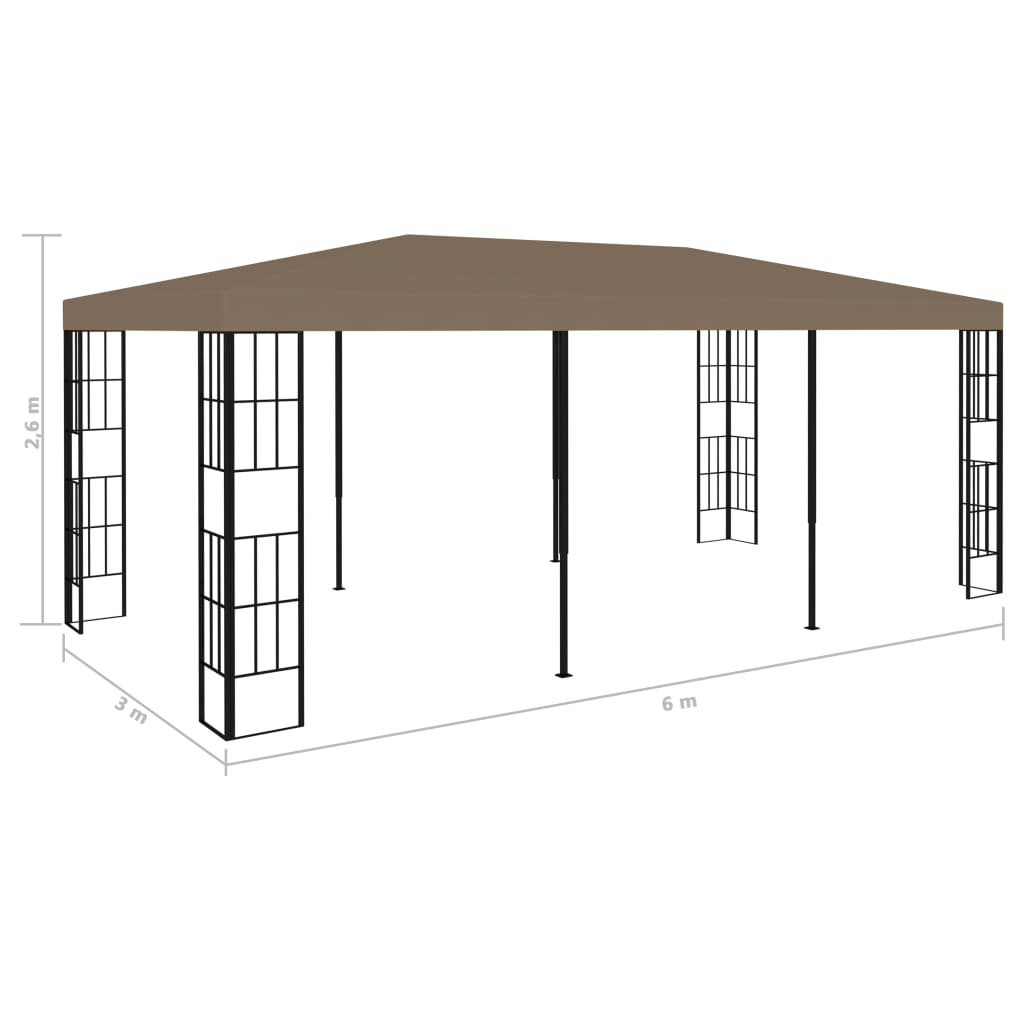 Tonnelle 3x4 m