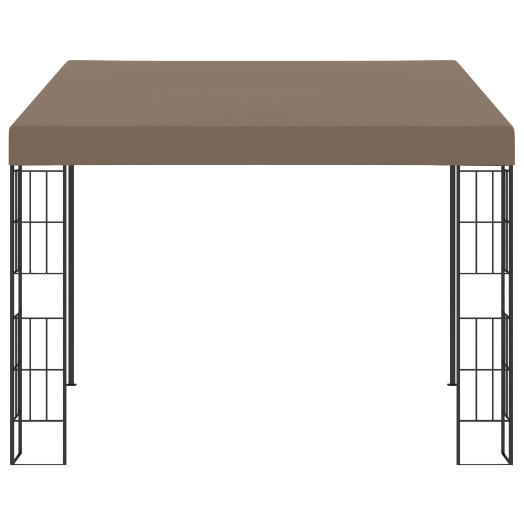 Wandprieel 3x6 m stof antracietkleurig