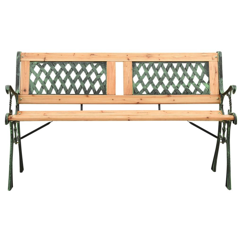 Banc de jardin 122 cm en bois de pin massif