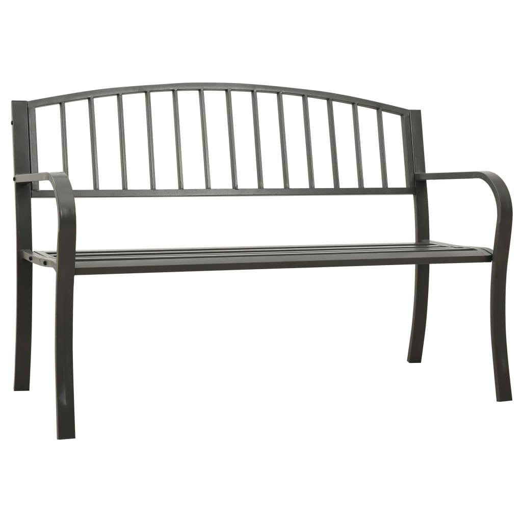 Banc de jardin 125 cm en acier