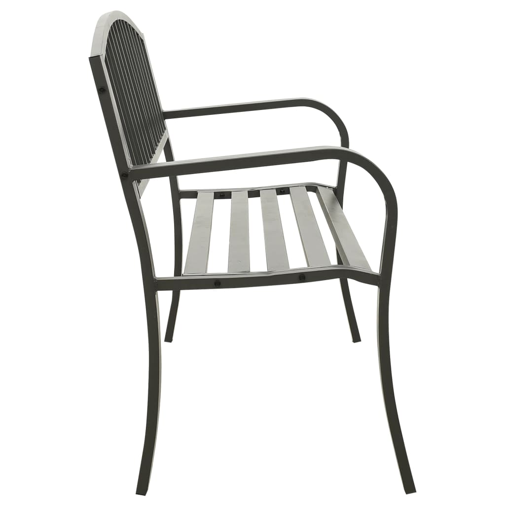 Banc de jardin 125 cm en acier